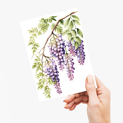 wisteria 1 - Wenskaart