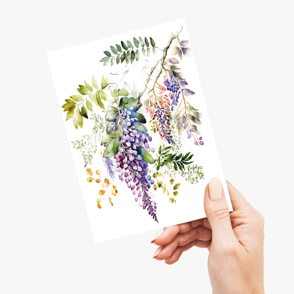 wisteria 2 - Wenskaart