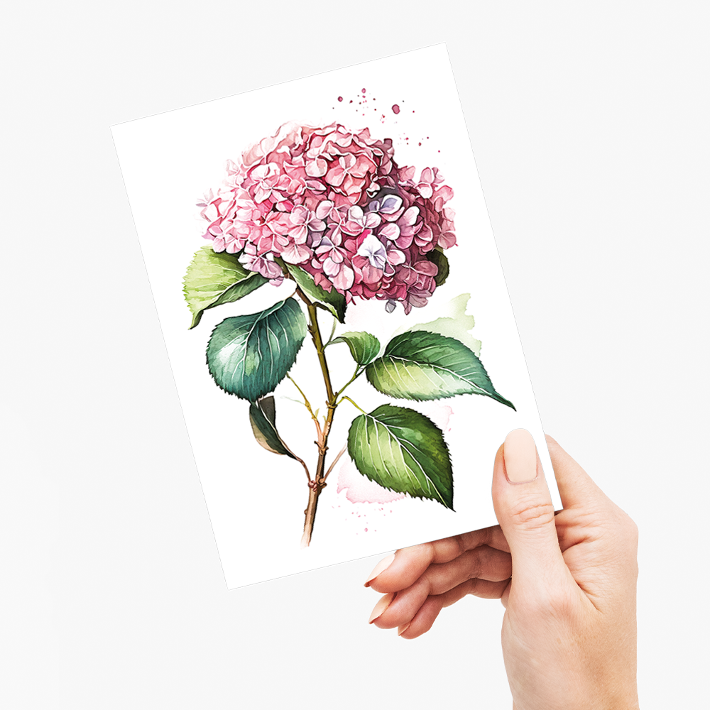Hydrangea 1 - Wenskaart