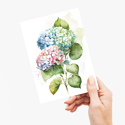 Hydrangea 3 - Wenskaart
