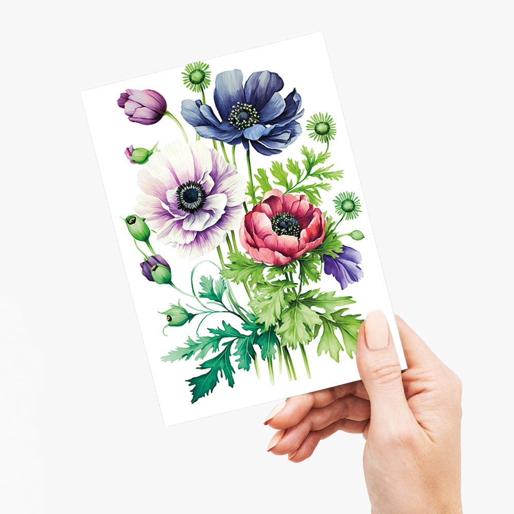 Anemone 1 - Wenskaart