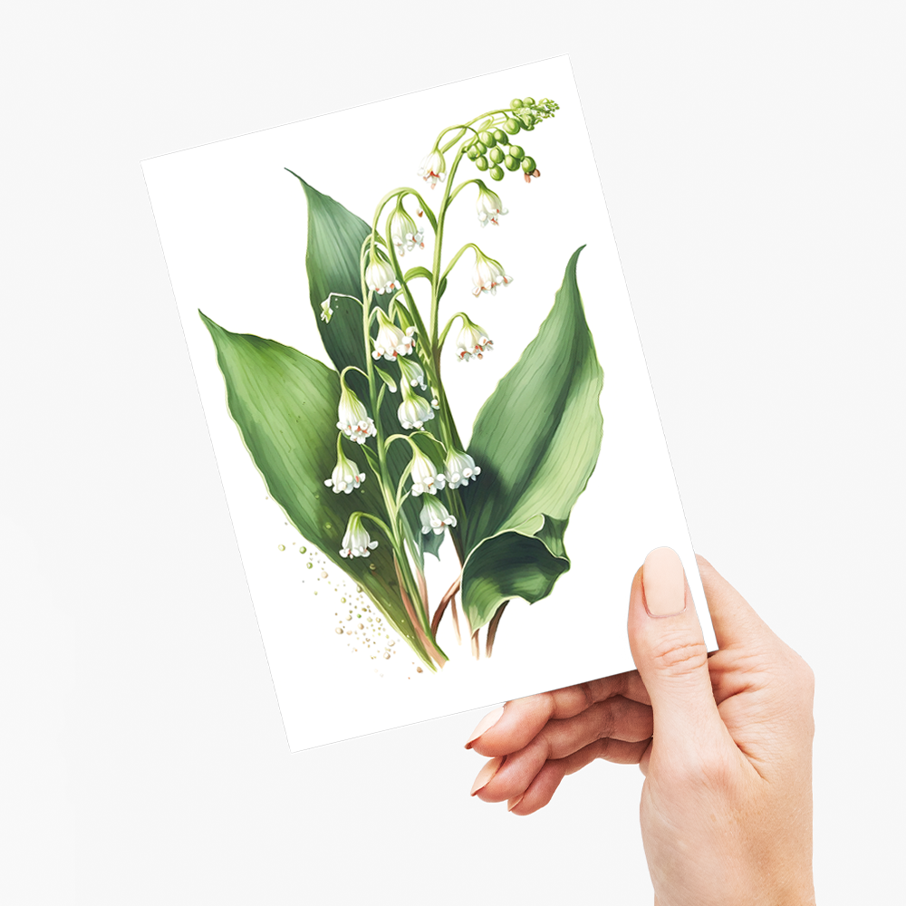 Lily of the valley 1 - Wenskaart