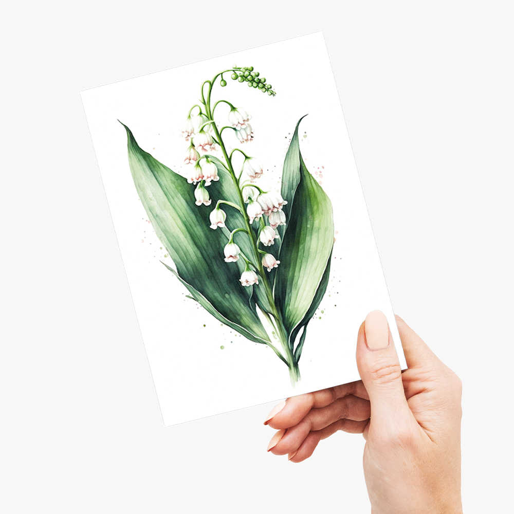 Lily of the valley 2 - Wenskaart